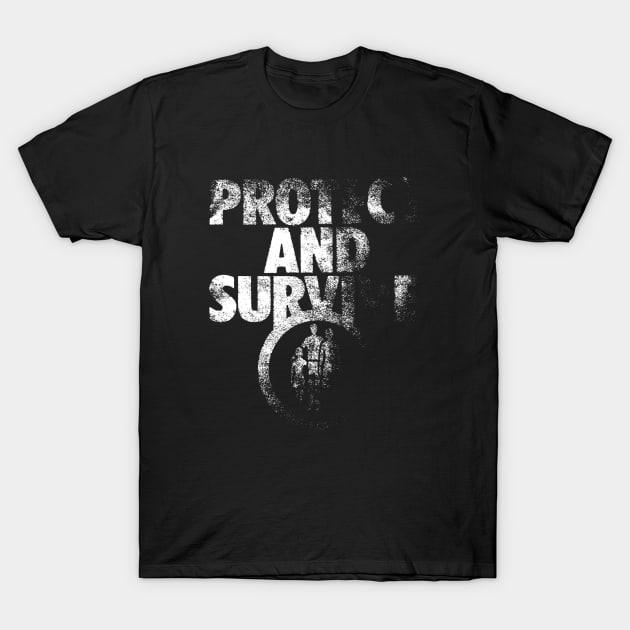 Protect And Survive T-Shirt by haunteddata